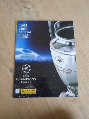 Panini UEFA Champions League 2008/09 fast Leeralbum - Ronaldo Messi Ibrahimovic