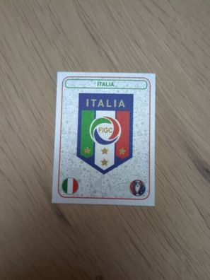 Panini Euro 2016 Nr. 460 Italien Wappen Badge Swiss Star Edition