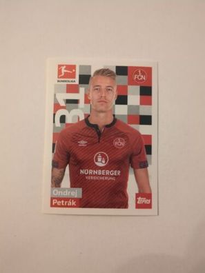 TOPPS Bundesliga 2018/2019 - Sticker 222 - Petrak - 1 FC Nürnberg