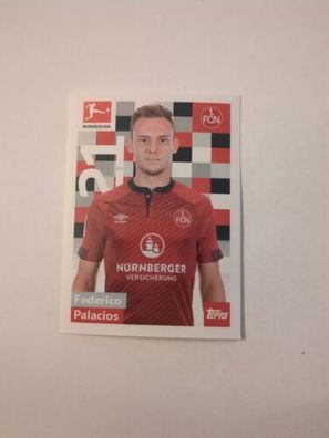 TOPPS Bundesliga 2018/2019 - Sticker 227 - Palacios - 1 FC Nürnberg