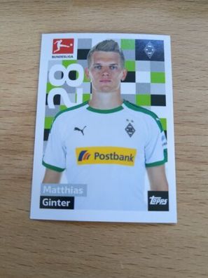 TOPPS Bundesliga 2018/2019 - Sticker 186 - Ginter - Mönchengladbach