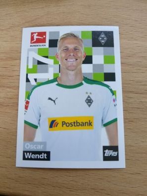 TOPPS Bundesliga 2018/2019 - Sticker 189 - Wendt - Mönchengladbach