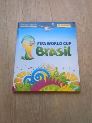 Panini Album 2014 + fast Komplett + viele Swiss Edition Sticker Messi Ronaldo