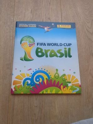 Panini Album 2014 + nicht komplett + Ca. 135 Sticker