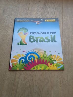 Panini Album 2014 + nicht komplett + Mit Messi