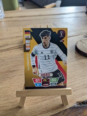 Panini Adrenalyn XL WM 2022 Trading Card Nr. 125- Kai Havertz - Hero