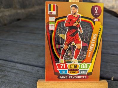 Panini Adrenalyn XL WM 2022 Trading Card Nr. 292 - Mertens - Fan´s Favourite