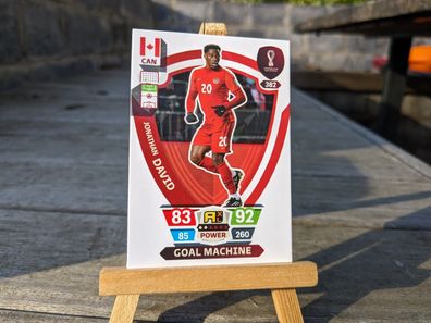 Panini Adrenalyn XL WM 2022 Trading Card Nr.382 - DAVID - Goal Machine