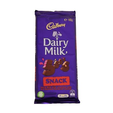 Cadbury Snack Schokolade - Import 180 g