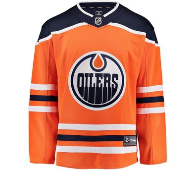 Trikot Fanatics Breakaway NHL Edmonton Oilers Home Orange - Größe: L