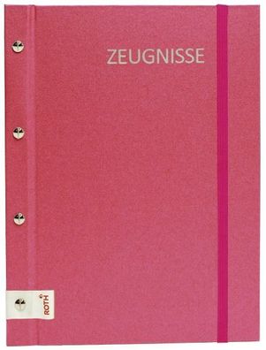 Roth 88563 Zeugnismappe - 12 Hüllen, pink