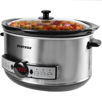 4,5 Liter Digitaler Slow Cooker mit Timer - A-Ware/B-Ware: A-Ware