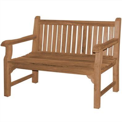 Parkbank Piceno XXL Teak Massivholz extra stark - Breite: 120 cm