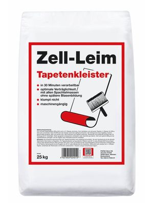 Baufan Tapetenleim 25 kg Zell-Leim Tapetenkleister Tapeten-Kleber Rauhfaser Wand