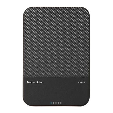 Native Union Classic Magnetic Power Bank 5000mAh - Schwarz