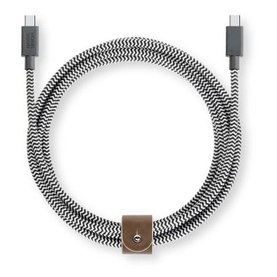 Native Union Belt Cable USB-C auf USB-C Pro - 2,4m - Zebra