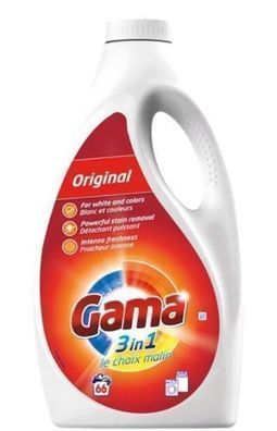 Gama, 3in1 Original Waschmittel, 3 l