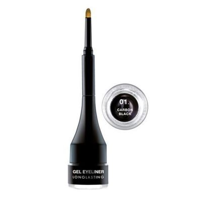 Pierre Ren Wasserfester Gel-Eyeliner, Langhaftend 24h, 2.5ml, Farbton 01 Carbon Black