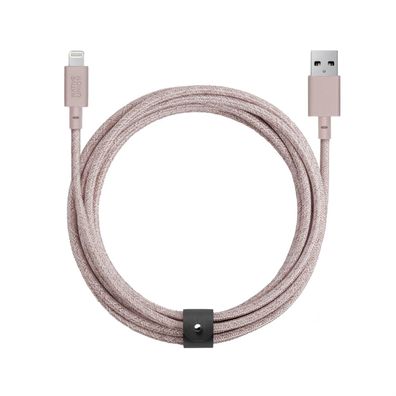 Native Union Belt Cable USB-A to Lightning 3m - Rose