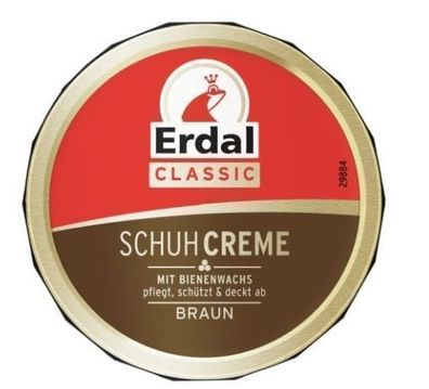 Erdal Schuhcreme mit Bienenwachs - Lederpflege, 75ml