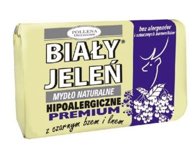 BiaÅ?y JeleÅ? Premium Naturseife - Hypoallergen, 100g