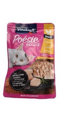 Premium Hühnchen Katzennahrung, 85g