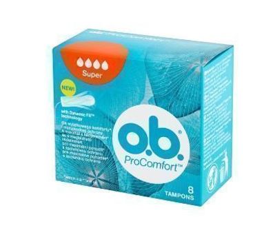 O.B. ProComfort Super Tampons, 8 Stk. - Maximale Hygiene & Komfort