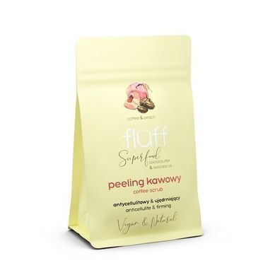 Fluff Kaffee-Peeling Pfirsich, 100g