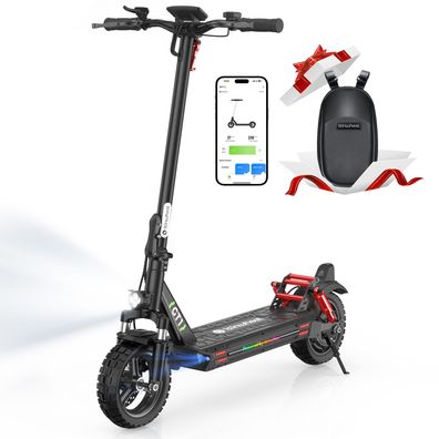 Isinwheel GT1 Offroad Elektroroller 10 ", 800W Motor, Höchstgeschwindigkeit 45km