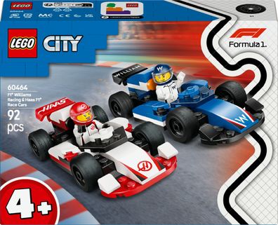 LEGO® City 60464 F1 Williams Racing und Haas F1 Rennautos