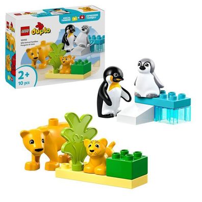 LEGO® DUPLO 10442 Wildtier-Familien: Pinguine und Löwen