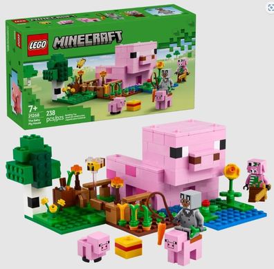 LEGO® Minecraft? 21268 Das Babyschwein-Haus