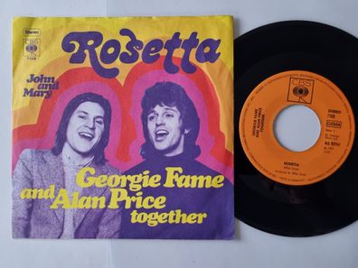 Georgie Fame and Alan Price - Rosetta 7'' Vinyl Germany