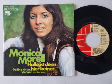 Monica Morell - Hallo, ist denn hier keiner 7'' Vinyl Germany