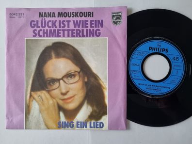 Nana Mouskouri - Glück Ist Wie Ein Schmetterling 7'' Vinyl Germany