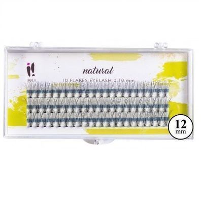 Ibra Natürliche Knotenfreie Wimpern 0.10 C-12mm