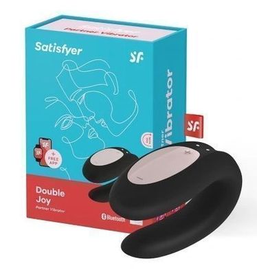 Double Joy App-gesteuerter Vibrator für Paare - Schwarz