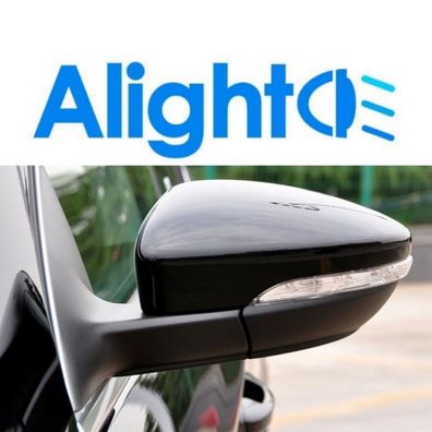 Spiegelkappen Schwarz Hochglanz für VW Scirocco / Passat B7 / Jetta