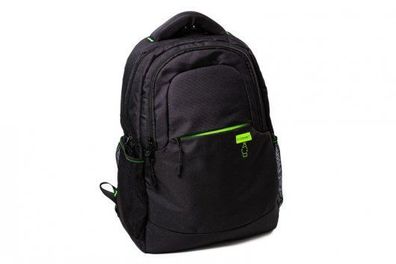 Q-CONNECT KF11394 Laptoprucksack Green Line Eco Backpack 15,6" schwarz