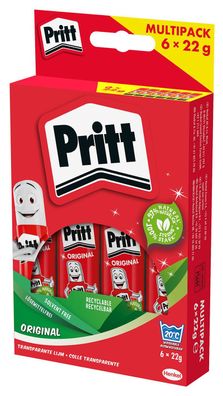 Pritt 9H PS6BF Klebestift Alleskleber Orginal - 6x 22g