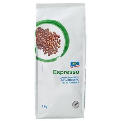 ARO 963876 Kaffee Espresso 1 kg Bohnen