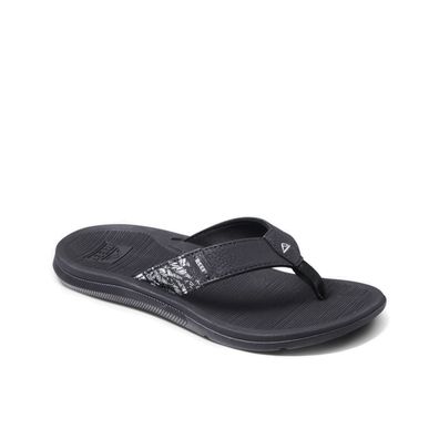 REEF Women Flip Flop Santa Ana black/white - Größe: 11/42,5