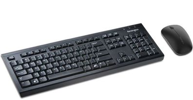 Kensington K75562DE Tastatur-Maus Set KM150 EQ Wireless, schwarz