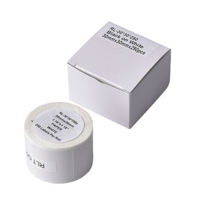 G&G 21251 Thermoetiketten für GG-AT 50EW, 30x30mm, weiß