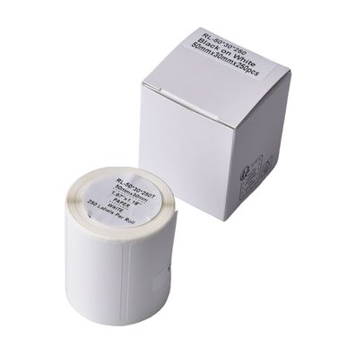 G&G 21249 Thermoetiketten für GG-AT 50EW, 50x30mm, weiß