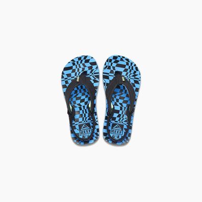 REEF Kids Flip Flop Little Ahi swell checkers - Größe: 8/24