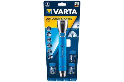 VARTA Taschenlampe F30 Outdoor Sports mit 3 C Batterien