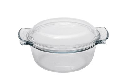 PYREX Essential Kasserolle rund mit Deckel 1,6 + 0,5l