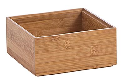 ZELLER Present Aufbewahrungsbox Bamboo 15x15x7cm natur