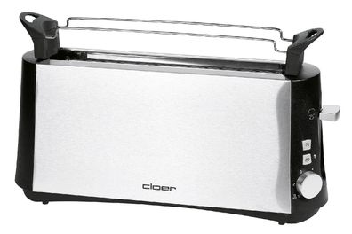 CLOER Toaster 3810 2Scheiben 880Watt Edelstahl/schwarz